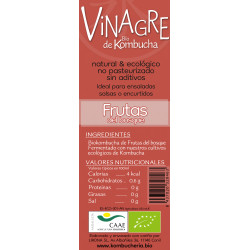 Vinagre de Bio Kombucha Frutas del Bosque 250ml