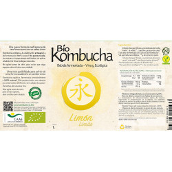 Bio Kombucha Limón 1L vidrio