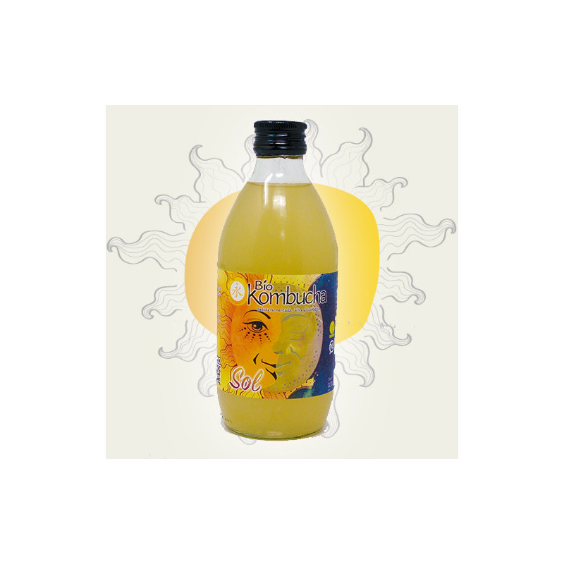 Bio Kombucha Sol 0,33L vidrio
