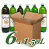 Caja 6 Botellas de BioKombucha PET 1,5L
