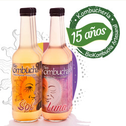 Biokombucha Sol y Luna, Caja 6x0,7