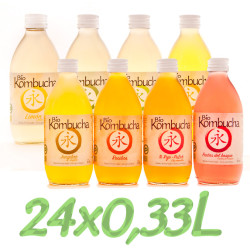 Caja BioKombucha 24 x 0,33L Vidrio