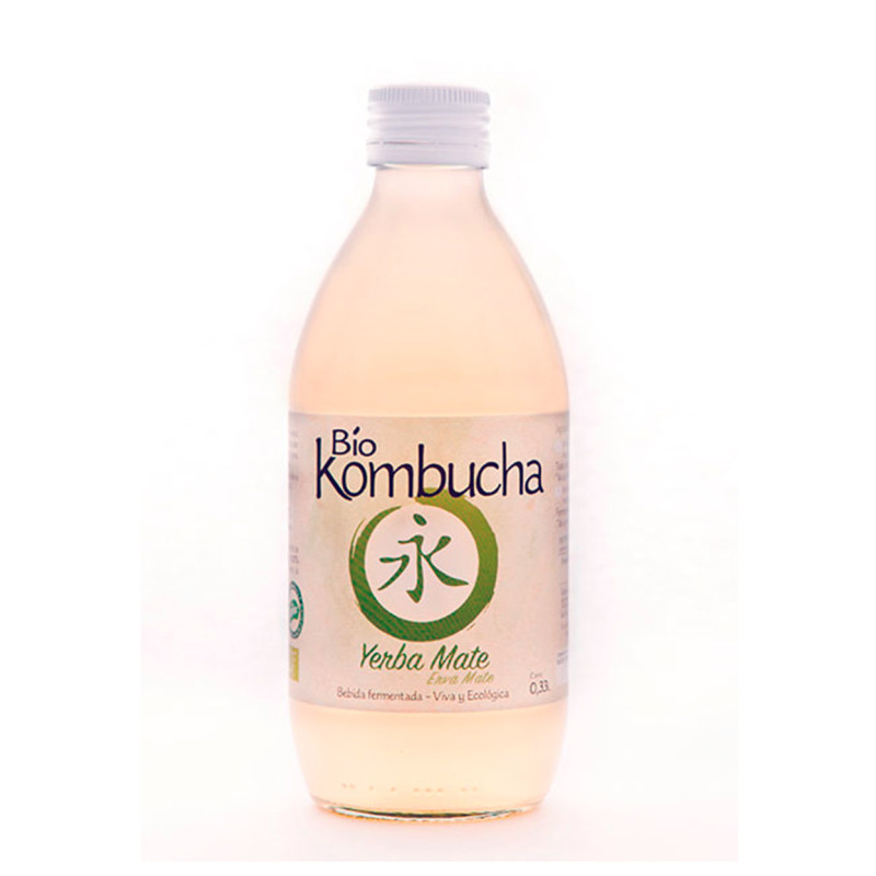 Bio Kombucha Yerba Mate 0,33L vidrio