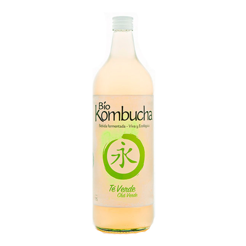 Bio Kombucha Té Verde 1L vidrio