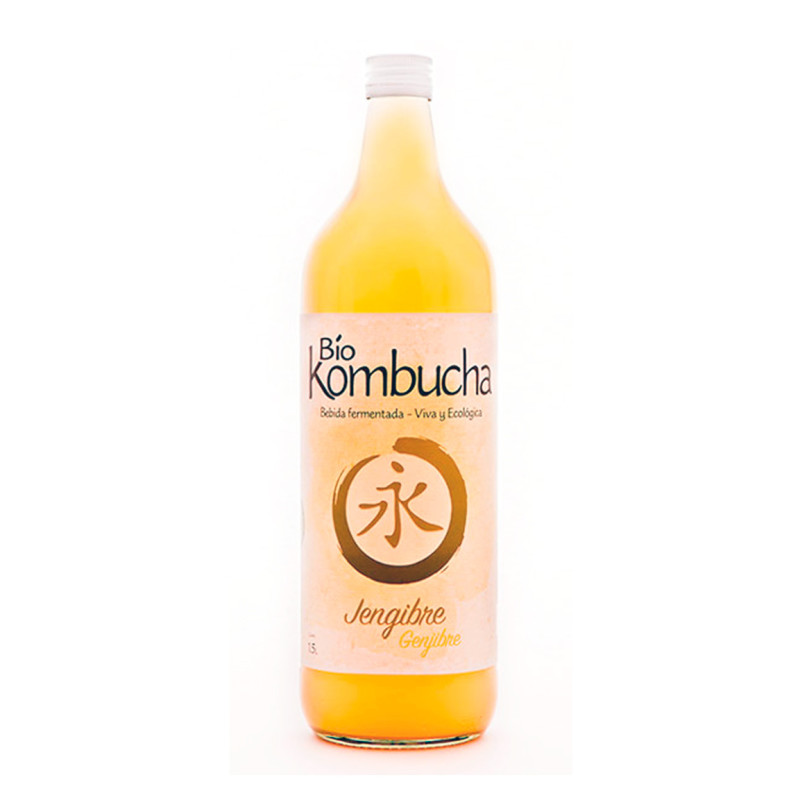Bio Kombucha Jengibre 1L vidrio