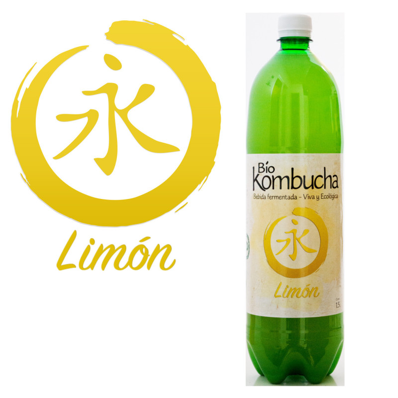 Bio Kombucha Limón 1,5L PET