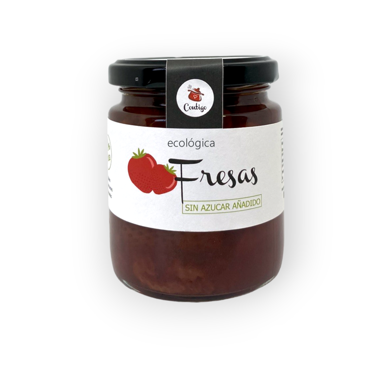 Mermelada de fresa sin azúcar Contigo