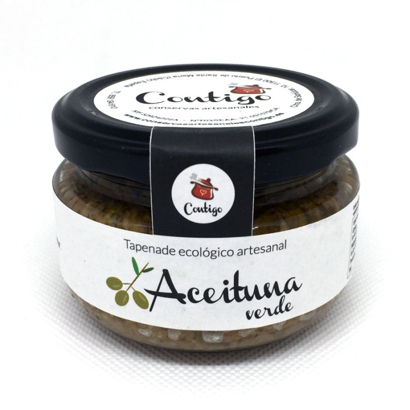 Tapenade Ecológico de Aceituna verde y Alcaparrón 120g