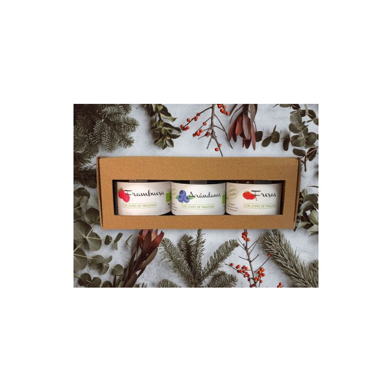 Caja de 3 mermeladas sin azúcar eco