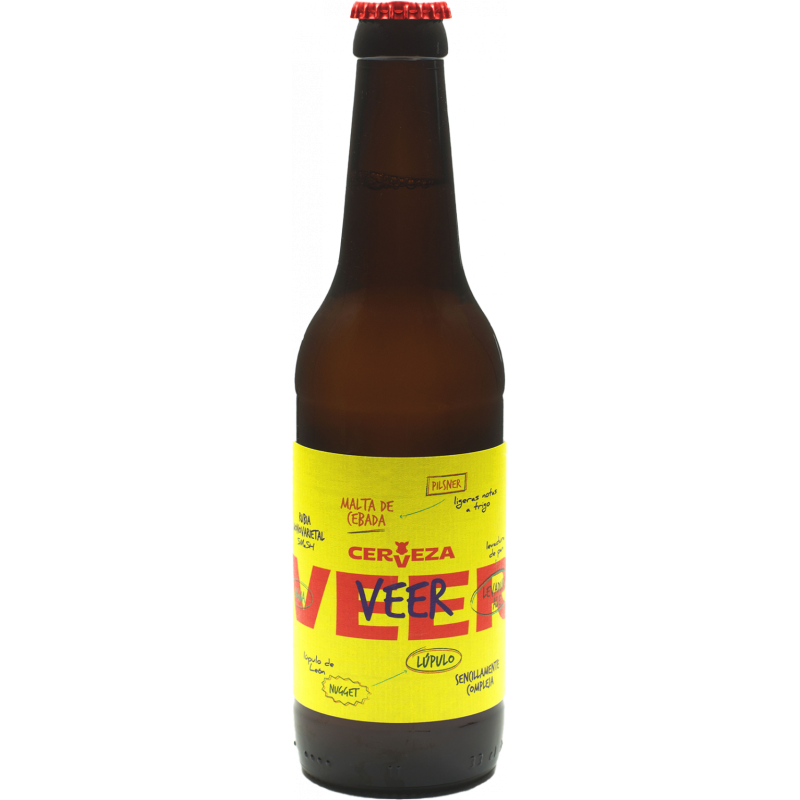 Cerveza artesana vegana VEER