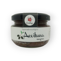 Tapenade ecológico de aceitunas negras 120g