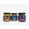 Set de 3 Fermentos vegetales (Kimchi, Chucrut y Lombarda)